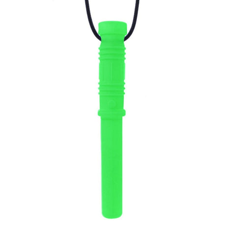 Ark Therapeutics Oral Motor Lime Green Translucent -Soft Bite Saber Pendant