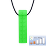 Ark Therapeutics Oral Motor Lime Green Translucent - Soft Brick Stick Chewable Necklace