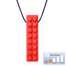 Ark Therapeutics Oral Motor Red - Soft Brick Stick Chewable Necklace