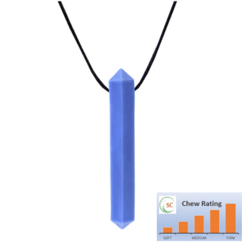 Ark Therapeutics Oral Motor Royal Blue XXT Krypto Bite Chewable Gem Necklace