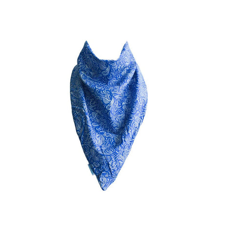 Brolly Sheets Adult / Blue Swirl Waterproof Bandana