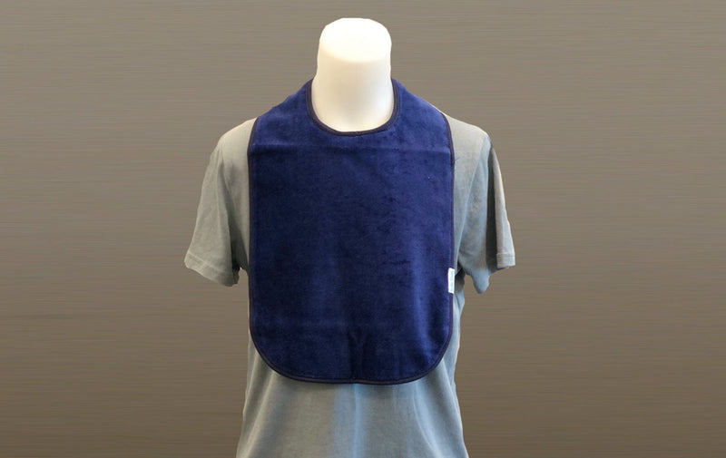 Brolly Sheets Aids For daily Living Small Adult / Navy Extra Absorbent Bib