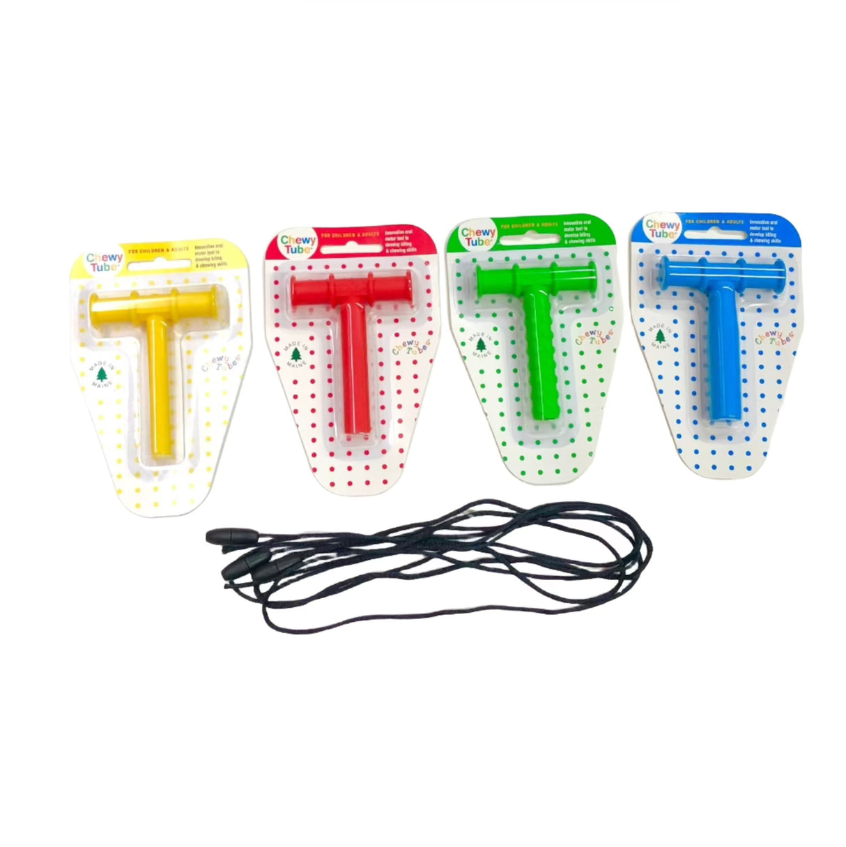 Chewy Tube Oral Motor Chewy Tubes with breakaway cords 6 set