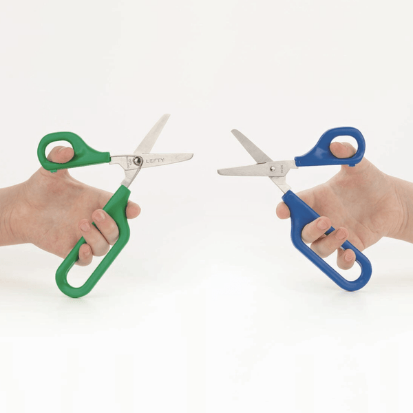 PETA Dual-Control Training Scissors - Left-Hand, Green