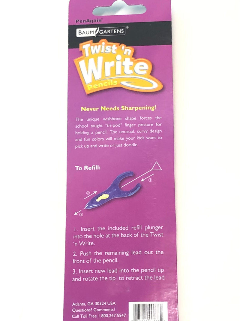 Pen Again Twist n Write Pencil Refills (set 5) - Sensory Corner