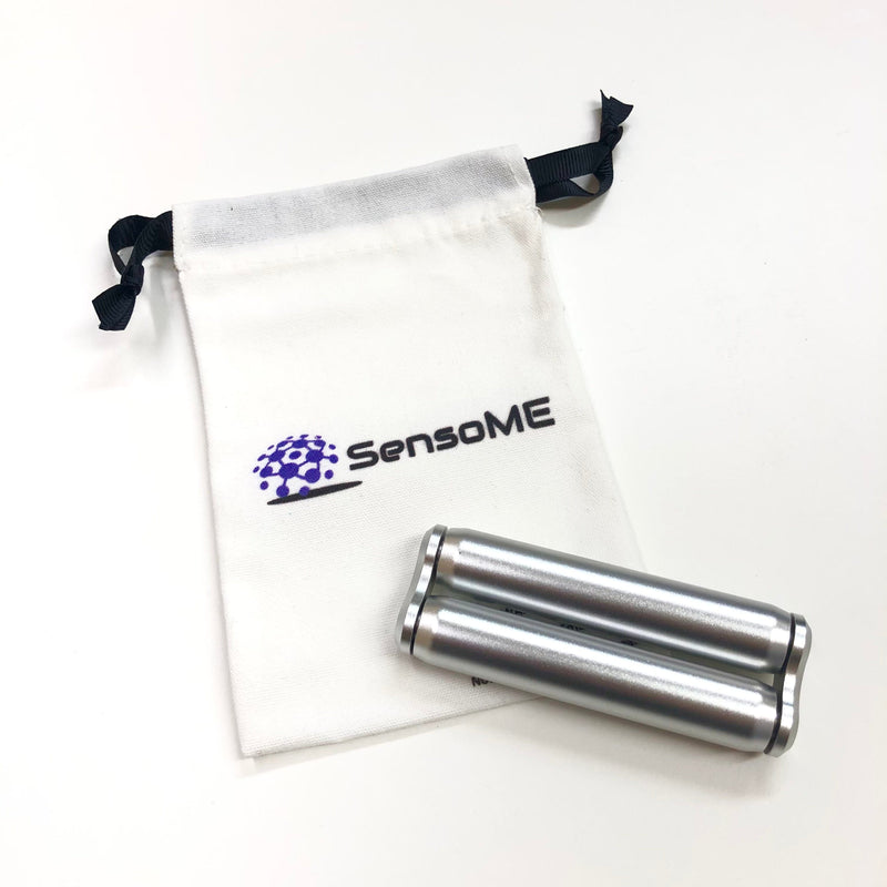 Silver Massage Roller with a Sensome Bag -