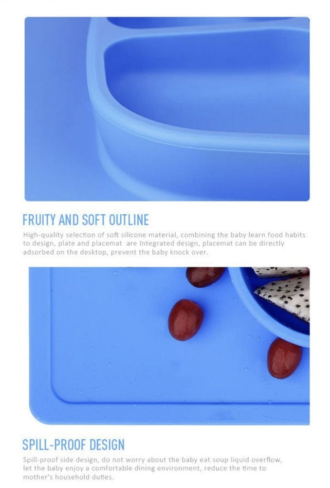Kean Aids For daily Living Silicone Placemat Plate