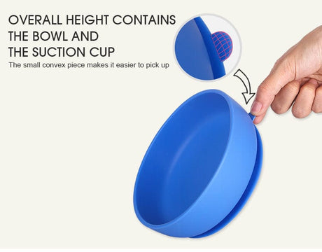 Kean Aids For daily Living Silicone Suction Bowl