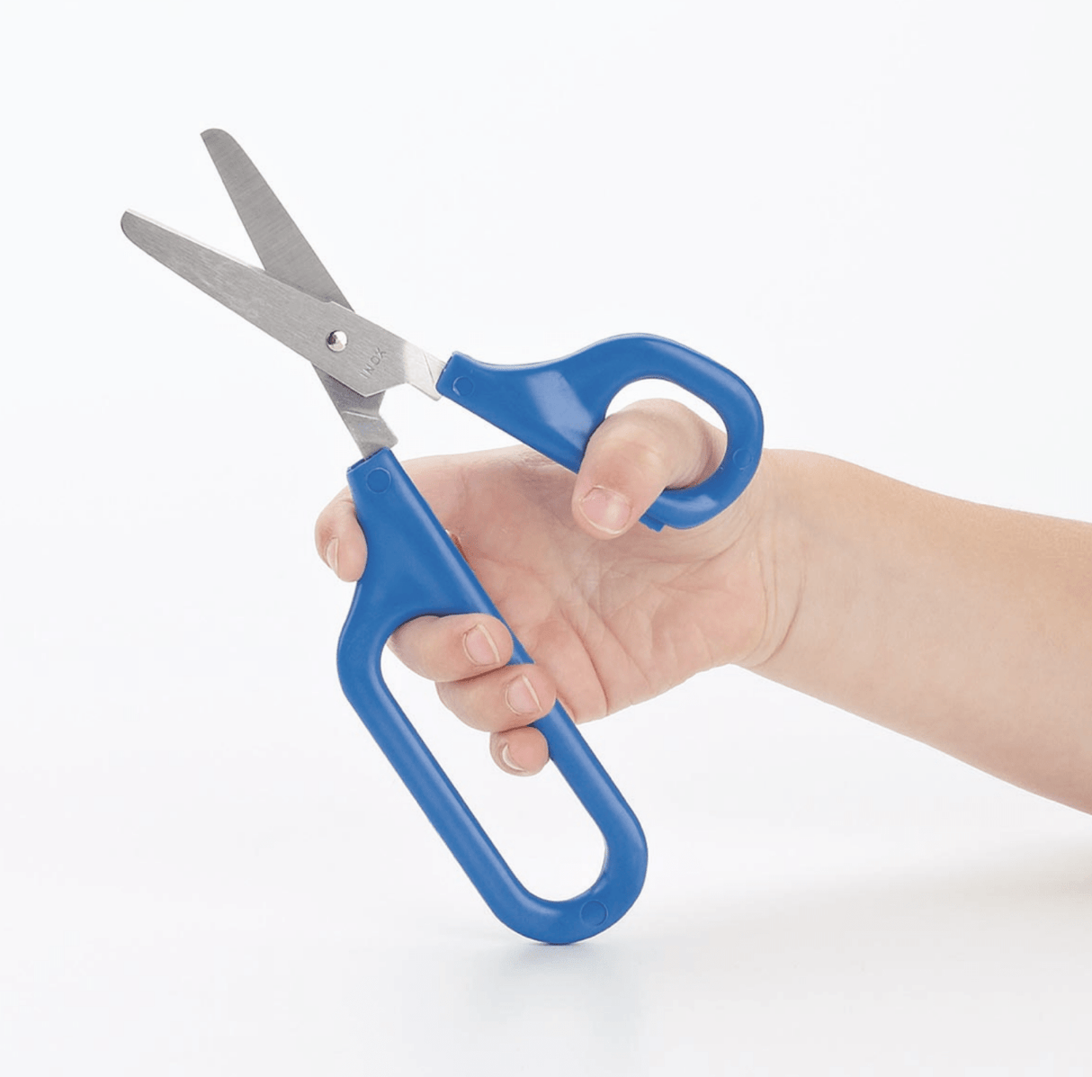 Peta-UK Ltd Fine Motor Right Hand / 45mm Long Loop Self Opening Scissors