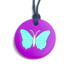 Sensory Corner Aqua Chewable Butterfly Pendant