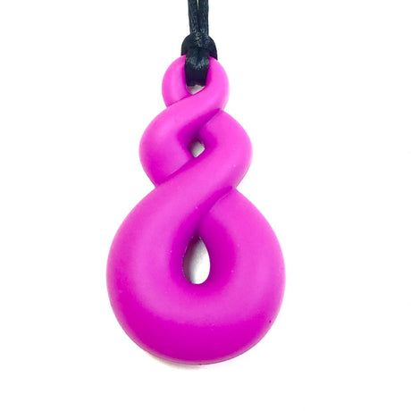 Sensory Corner Oral Motor Hot Pink Chewable Helix Pendants