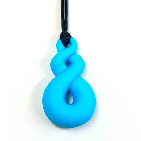 Sensory Corner Oral Motor Light Blue Chewable Helix Pendants