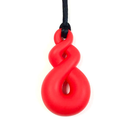 Sensory Corner Oral Motor Red Chewable Helix Pendants