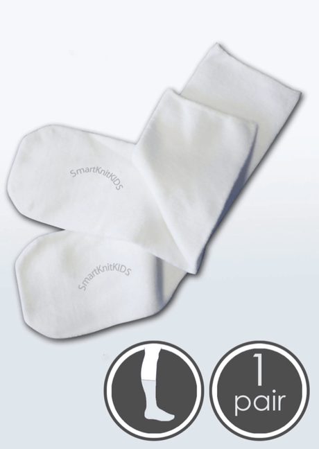 Smartknit Clothing & Accessories Small / White / Single Seamless Kids Socks