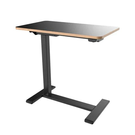 Sylex Ergonomics New Zealand Black with timber edge and black legs Malmo Electric Desk