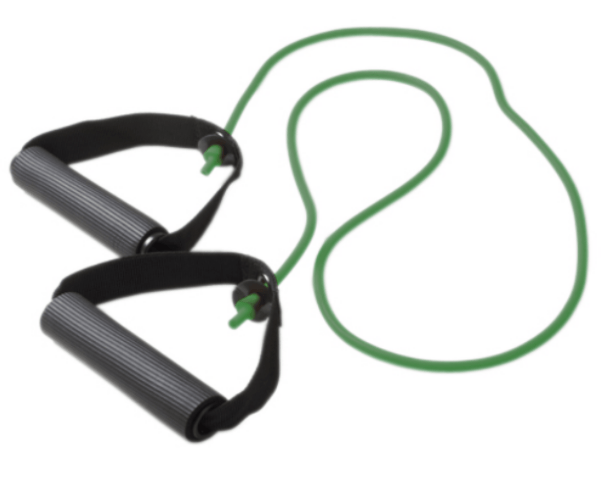 vendor-unknown Gross Motor Green Tubing n Handles Exerciser 36"