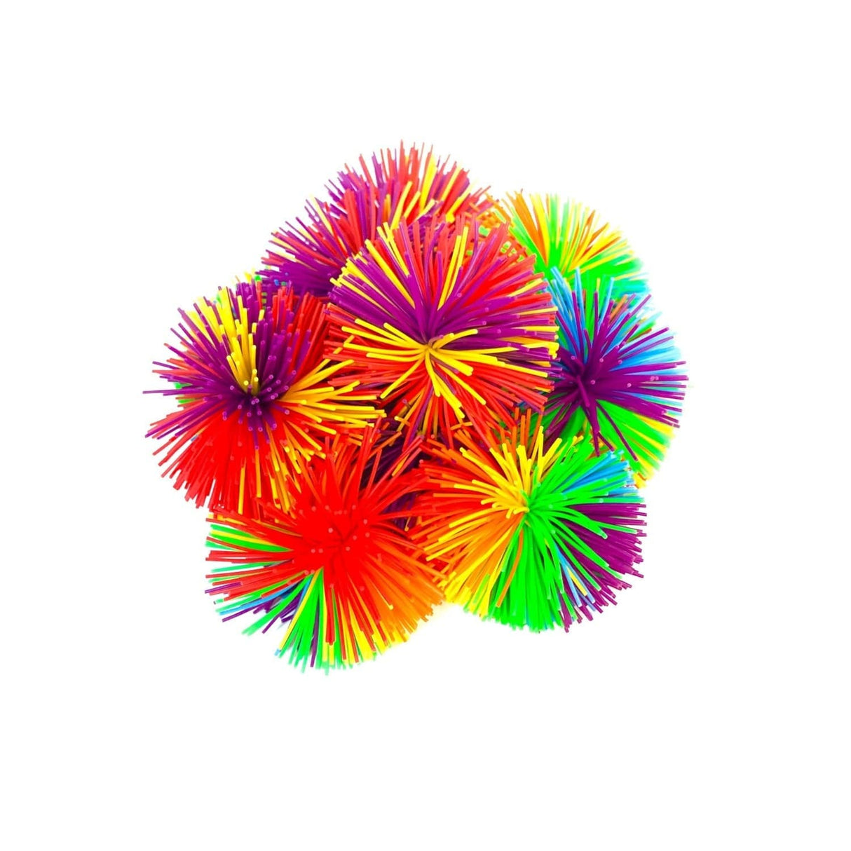 vendor-unknown Tactile Rainbow Mini Pom Pom Ball