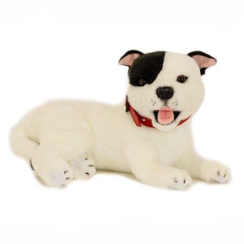 vendor-unknown Weighted/ Pressure Weighted Dog Staffordshire Bull Terrier White 1.8kg